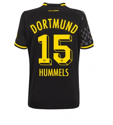 Borussia Dortmund Mats Hummels #15 Bortedrakt Kvinner 2022-23 Kortermet
